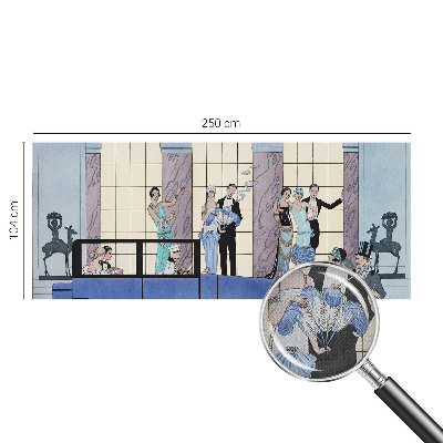 Samolepicí fototapeta do dětského pokoje Art deco
