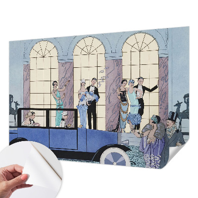 Samolepicí fototapeta do dětského pokoje Art deco
