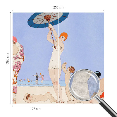 Fototapeta do dětského pokoje Retro pláž
