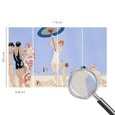 Fototapeta do dětského pokoje Retro pláž