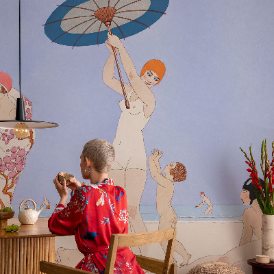 Fototapeta do dětského pokoje Retro pláž