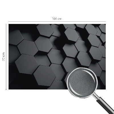 Fotografická tapeta na zeď 3D šestiúhelníky