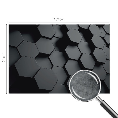 Fotografická tapeta na zeď 3D šestiúhelníky