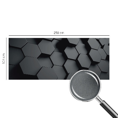 Fotografická tapeta na zeď 3D šestiúhelníky