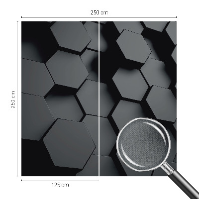Fotografická tapeta na zeď 3D šestiúhelníky