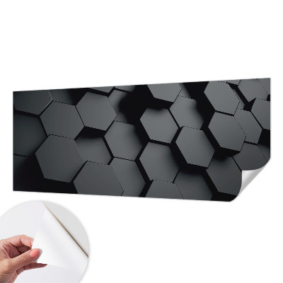 Fotografická tapeta na zeď 3D šestiúhelníky