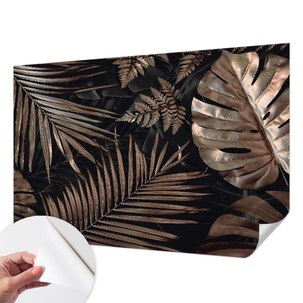 Moderní samolepicí fototapeta Exotické listy