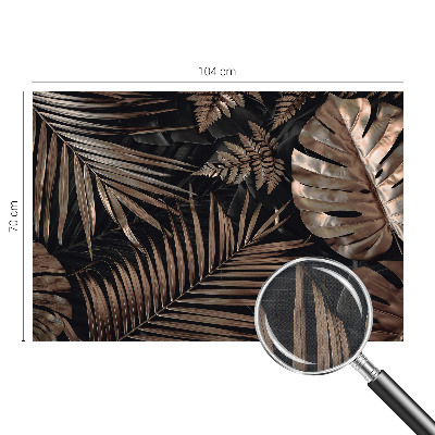 Moderní samolepicí fototapeta Exotické listy