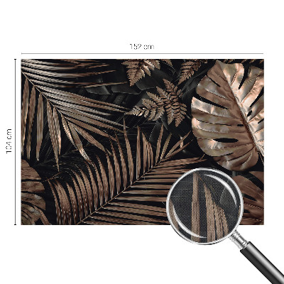 Moderní samolepicí fototapeta Exotické listy