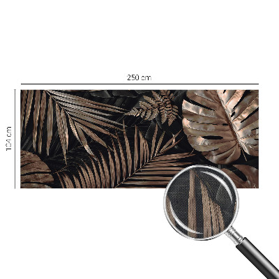 Moderní samolepicí fototapeta Exotické listy