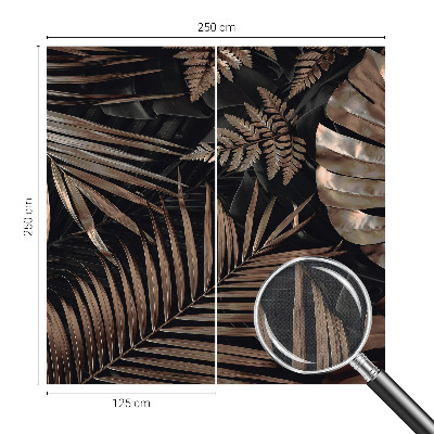 Moderní samolepicí fototapeta Exotické listy