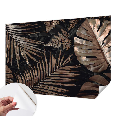 Moderní samolepicí fototapeta Exotické listy