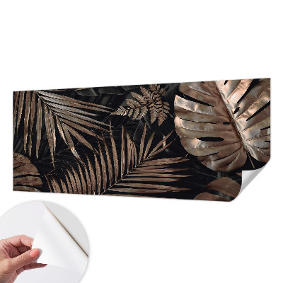 Moderní samolepicí fototapeta Exotické listy