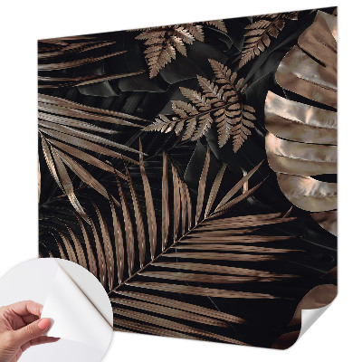 Moderní samolepicí fototapeta Exotické listy