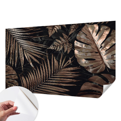 Moderní samolepicí fototapeta Exotické listy