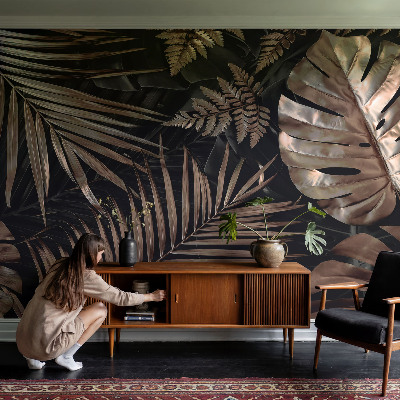 Moderní samolepicí fototapeta Exotické listy