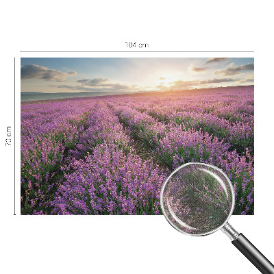 Samolepicí fototapeta na míru Levandulová pole