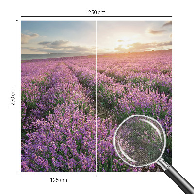 Samolepicí fototapeta na míru Levandulová pole