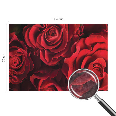 Samolepící fototapeta 3d Červené růže
