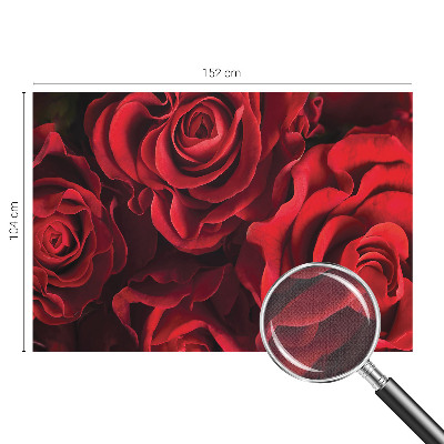 Samolepící fototapeta 3d Červené růže