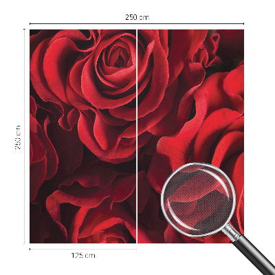 Samolepící fototapeta 3d Červené růže