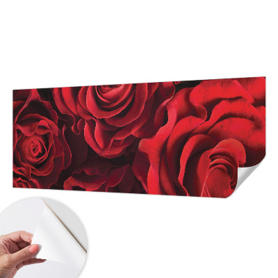 Samolepící fototapeta 3d Červené růže