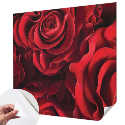 Samolepící fototapeta 3d Červené růže