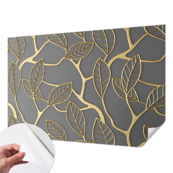 Samolepící fototapeta 3d Elegantní listy