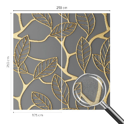Samolepící fototapeta 3d Elegantní listy