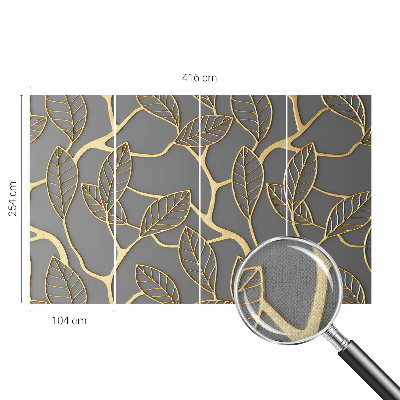Samolepící fototapeta 3d Elegantní listy