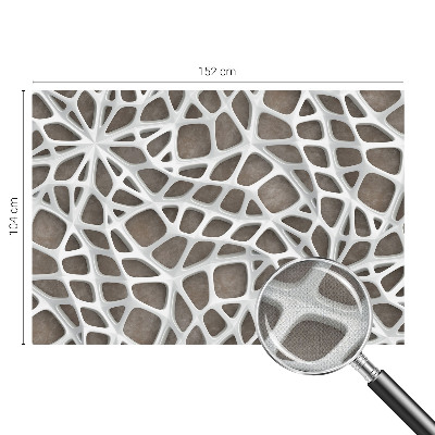 Samolepicí fototapeta do obýváků Geometrická síť