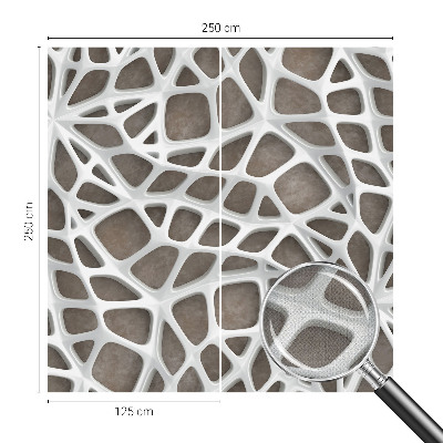 Samolepicí fototapeta do obýváků Geometrická síť