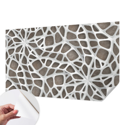 Samolepicí fototapeta do obýváků Geometrická síť