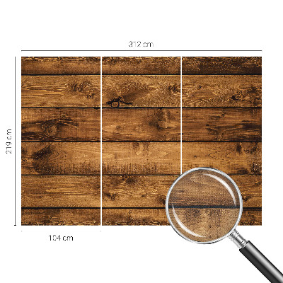 Samolepicí fototapeta do ložnice Dřevěné desky