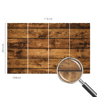 Samolepicí fototapeta do ložnice Dřevěné desky