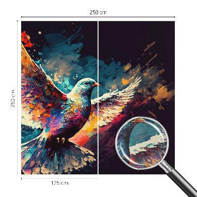 Fototapeta do dětského pokoje Barevný pták