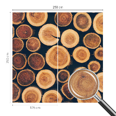 Fototapeta pro kluka Dřevěné kruhy