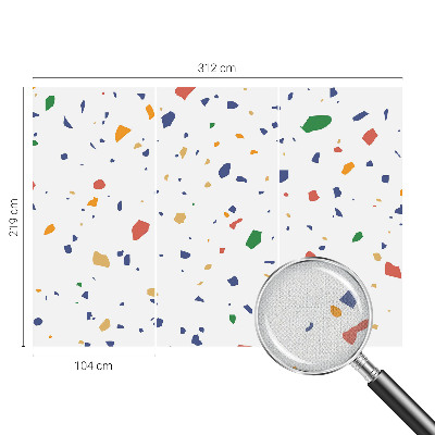 Samolepicí fototapeta do ložnice Duhové kousky