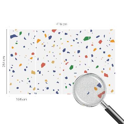 Samolepicí fototapeta do ložnice Duhové kousky