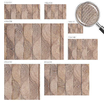 Moderní samolepicí fototapeta Vlny dřeva