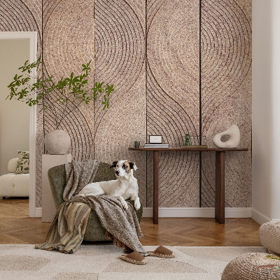 Moderní samolepicí fototapeta Vlny dřeva