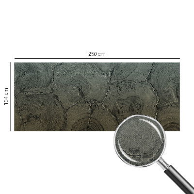 Samolepicí fototapeta do obýváků Dřevěné kroužky