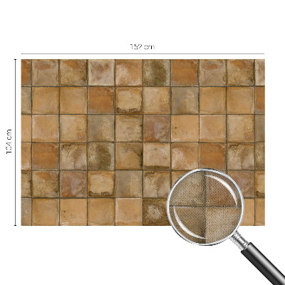 Samolepicí fototapeta do ložnice Rustikální mozaika