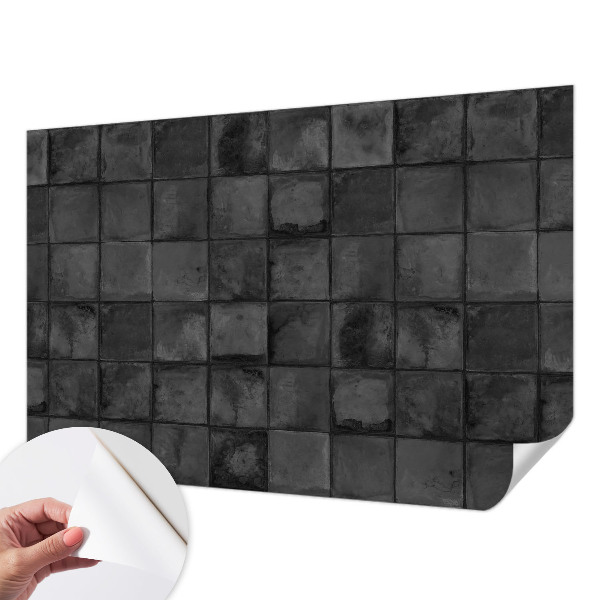 Fotografická tapeta samolepicí Šedé dlaždice