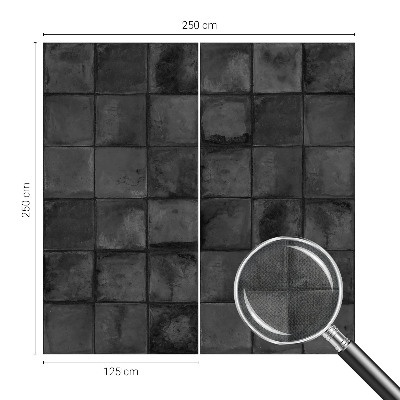 Fotografická tapeta samolepicí Šedé dlaždice