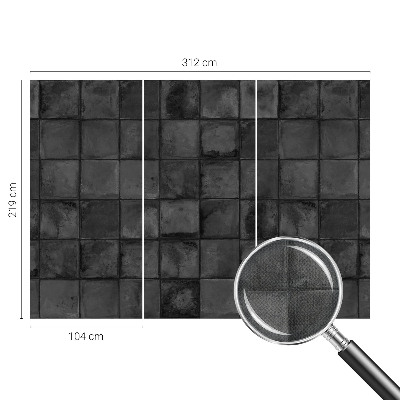 Fotografická tapeta samolepicí Šedé dlaždice