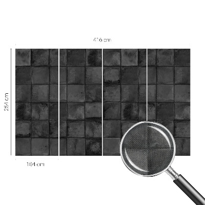 Fotografická tapeta samolepicí Šedé dlaždice
