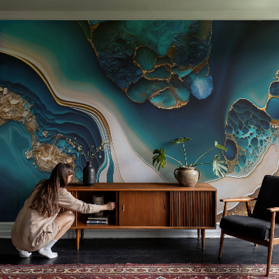 Samolepicí fototapeta do ložnice Barevná abstrakce