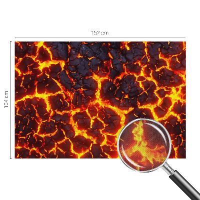 Samolepicí dekorativní fototapeta Silné magma