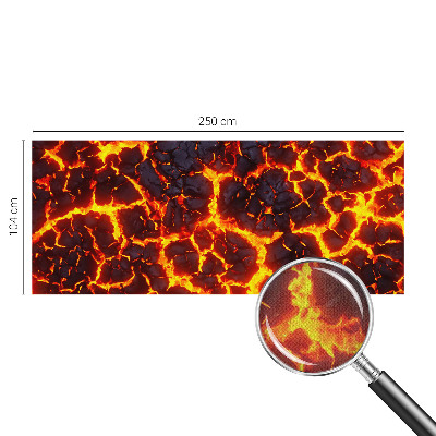 Samolepicí dekorativní fototapeta Silné magma